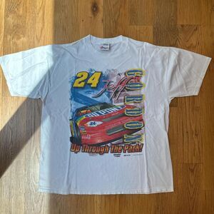 Vintage Jeff Gordon NASCAR Up Through The Pack! 2000 Shirt  Size: XL